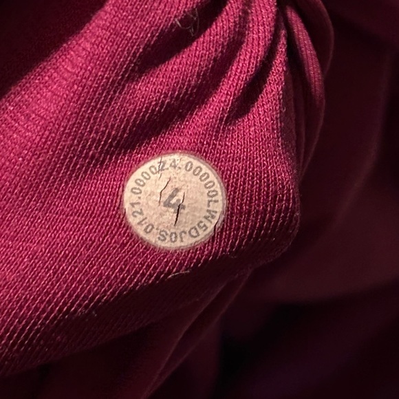 Lululemon Wunder Under Pant leggings High Rise Regal Plum Purple size 4 - Picture 5 of 5